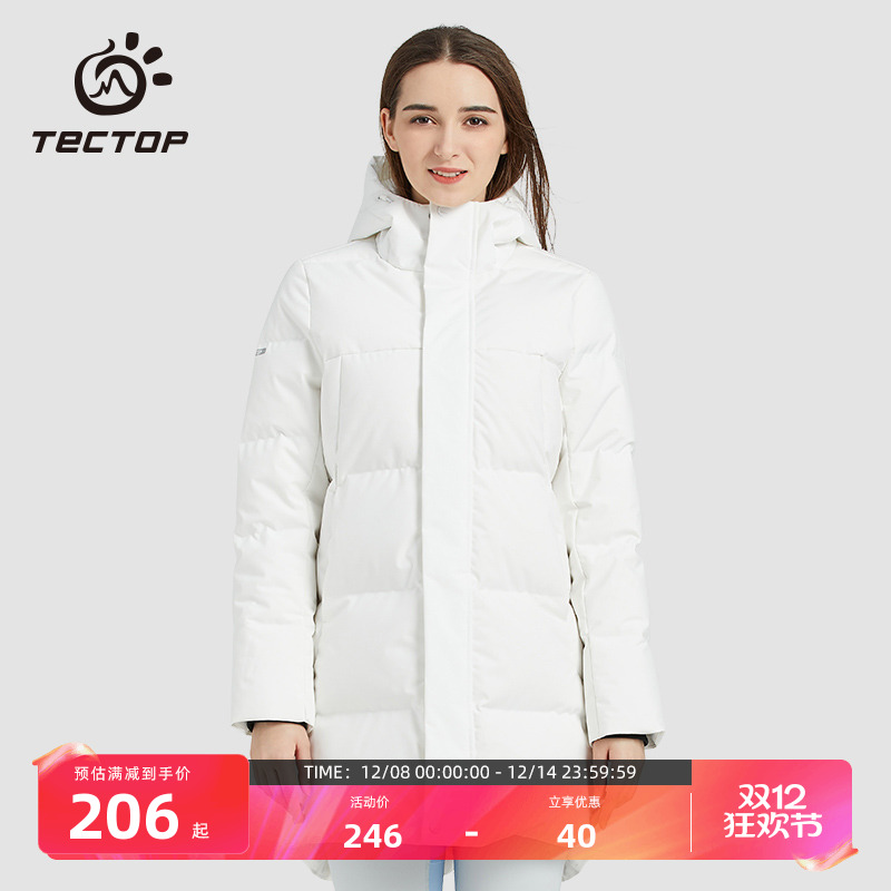 TECTOP/探拓长款加厚连帽外套