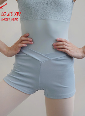 louisxiv芭蕾舞练功服交叉短裤