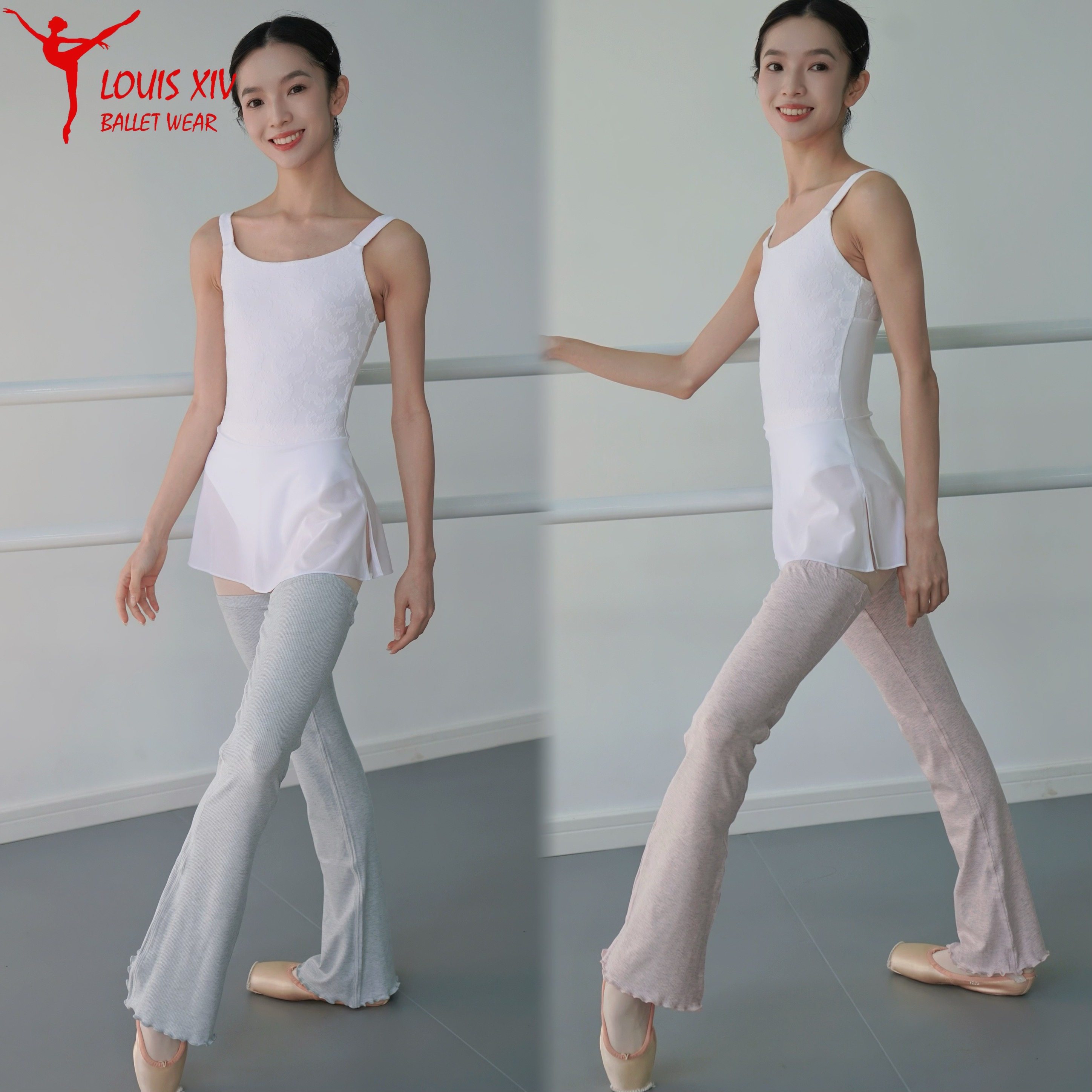 莫兰迪针织护腿 路易十四芭蕾腿袜练功喇叭口保暖袜套腿套可调节,运动/瑜伽/健身/球迷用品,芭蕾舞服,淘宝优惠券,粉丝福利购,淘宝优惠卷