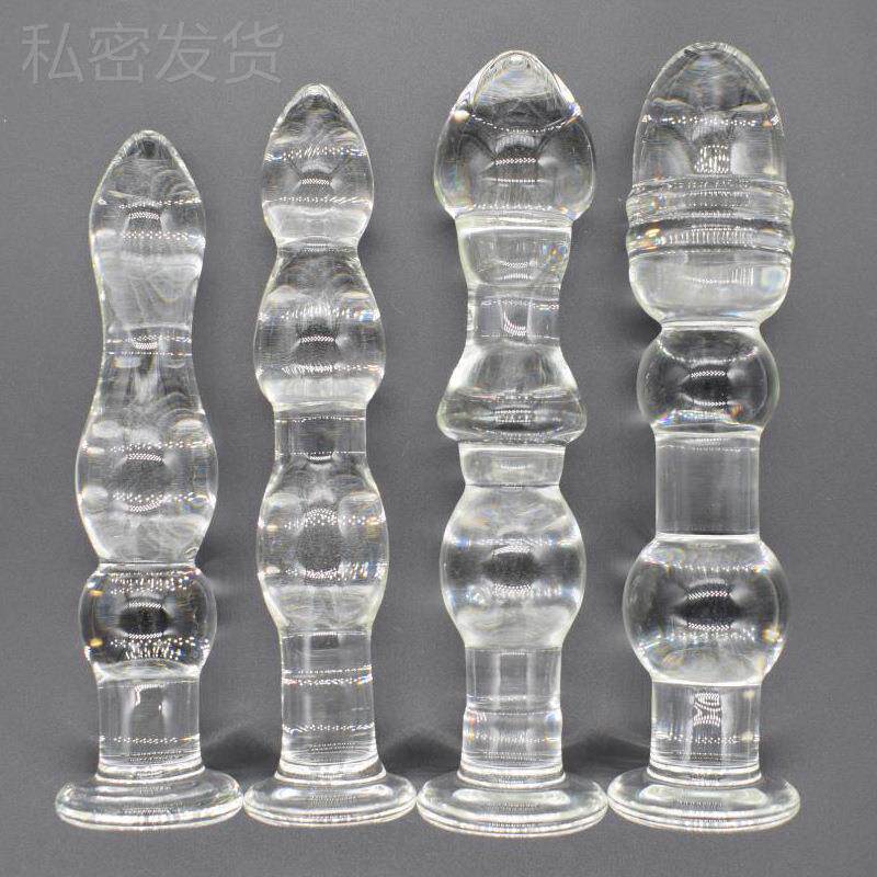 A glass-made anus used as a masturbation toy