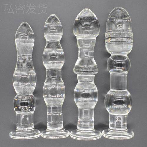 A glass-made anus used as a masturbation toy