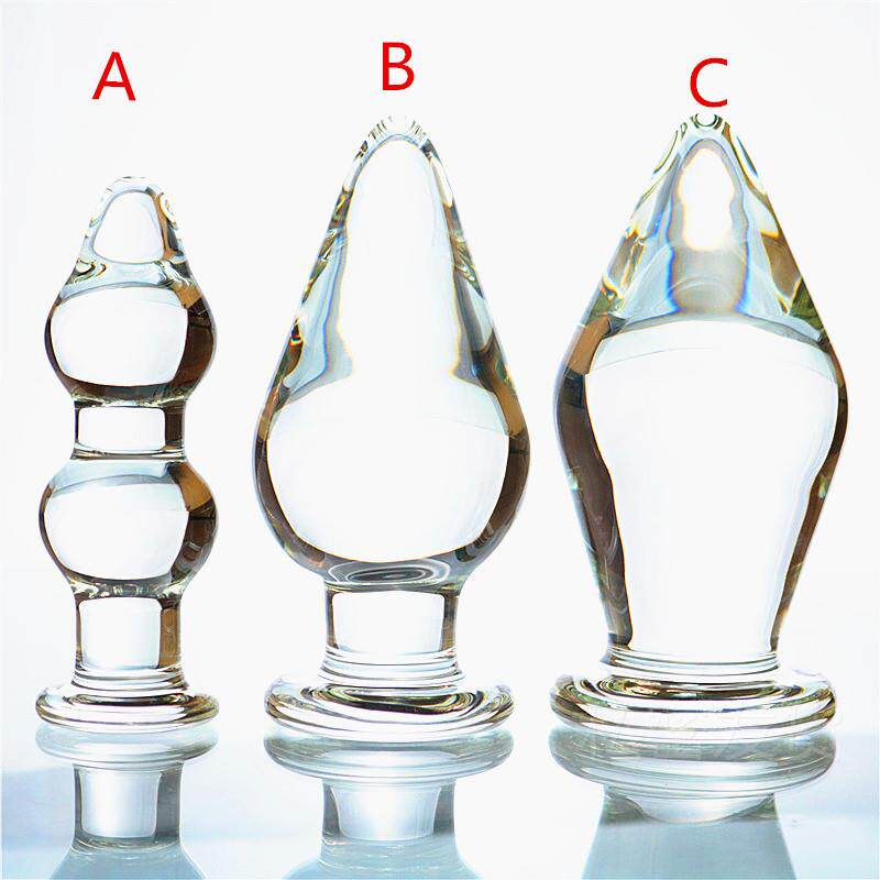 A glass-made anus used as a masturbation toy