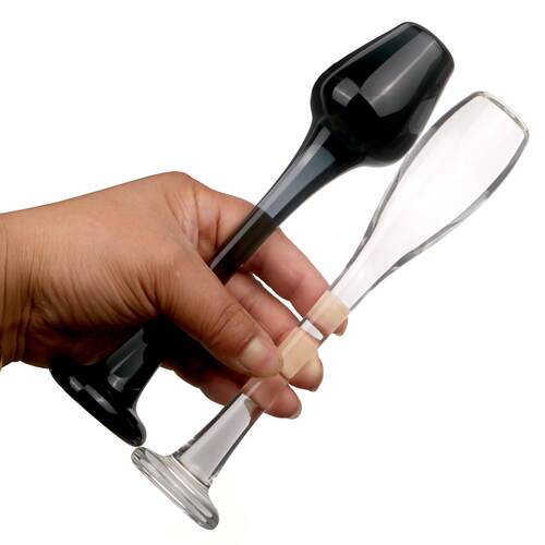 A glass-made anus used as a masturbation toy