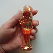 glass masturbation made used anus toy