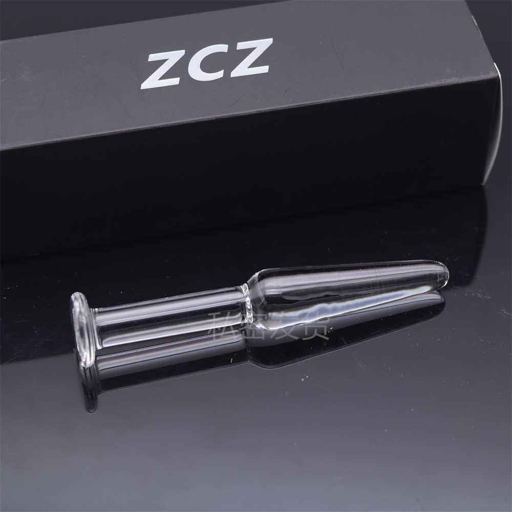 Glass-made femalemasturbation toy fake phallus adult product