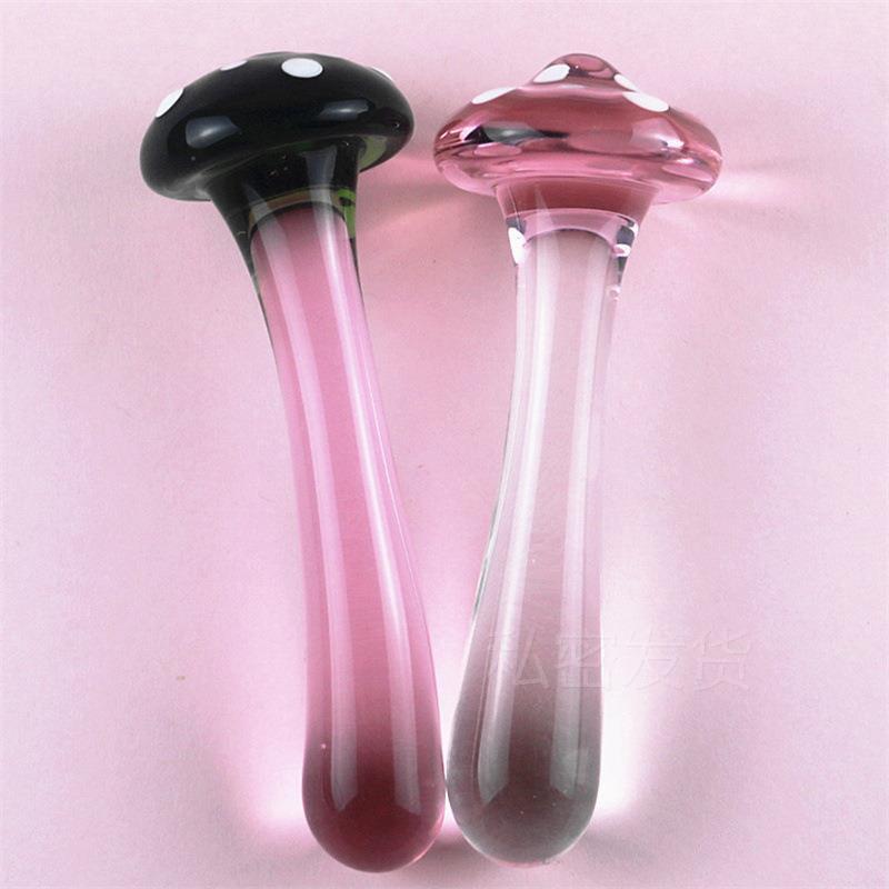 Glass-made female masturbation toy fake phallus adult produc