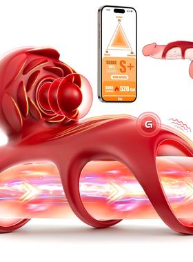 A vibration-stimulating ring that acts on the clitoris