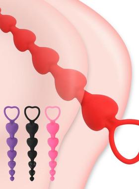 Intra-anal bead self-stimulation expansion massager