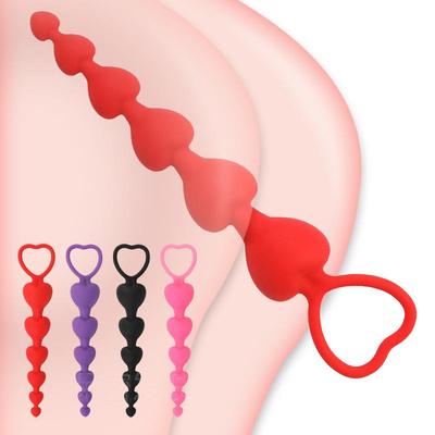 Intra-anal bead self-stimulation expansion massager