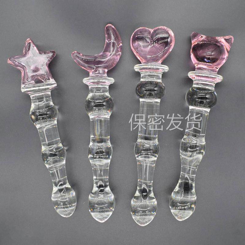 私密解压玻璃榜榜女用自己玩器仿真玻璃榜按摩放松新款解压情侣解