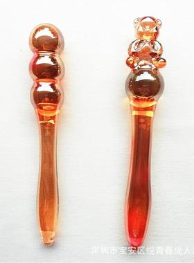 A glass-made anus used as a masturbation toy