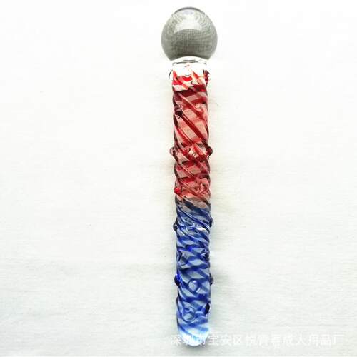 Glass-made femalemasturbation toy fake phallus adult product