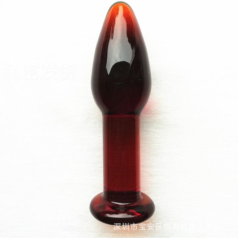 A glass-made anus used as a masturbation toy