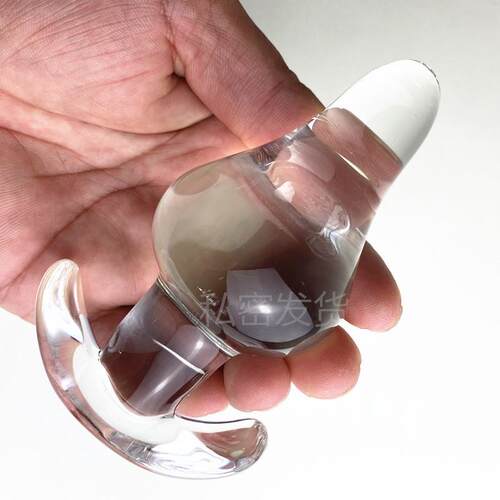 Glass-made femalemasturbation toy fake phallus adult product