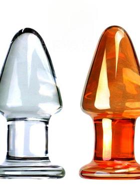 A glass-made anus used as a masturbation toy
