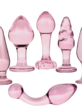 A glass-made anus used as a masturbation toy