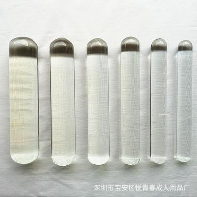 Glass-made femalemasturbation toy fake phallus adult product