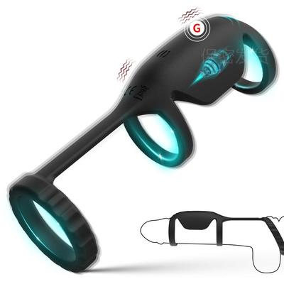 A vibration-stimulating ring that acts on the clitoris