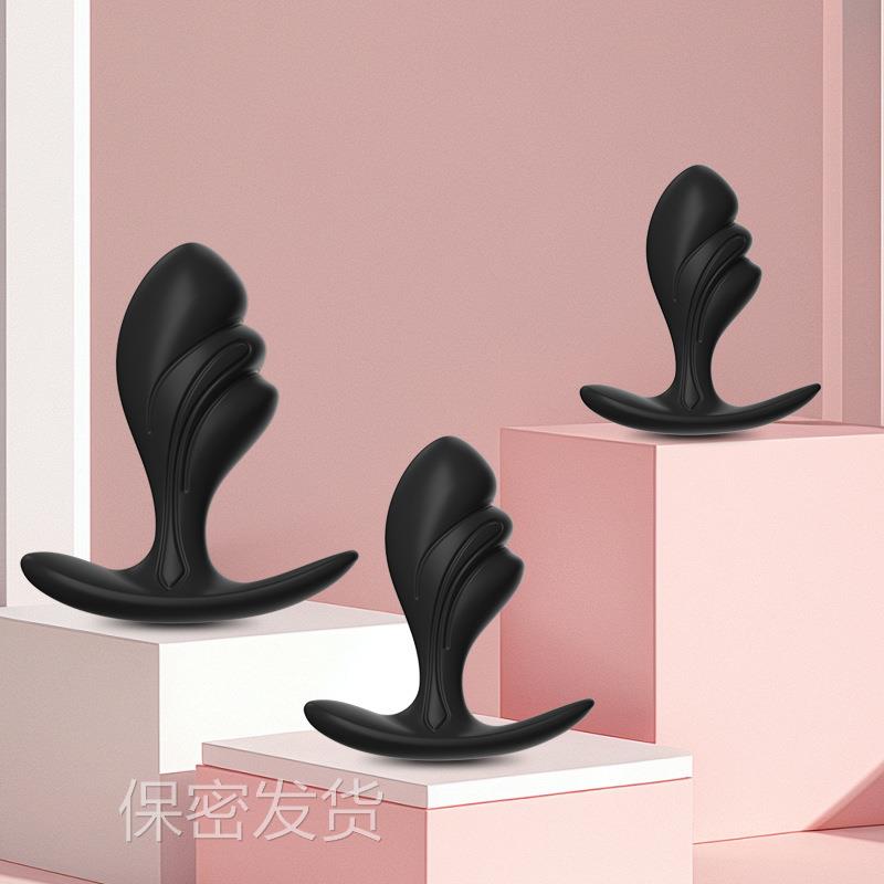 私密解压C788硅胶按摩器菊部门塞硅胶放松解压拉条按摩器男女用外