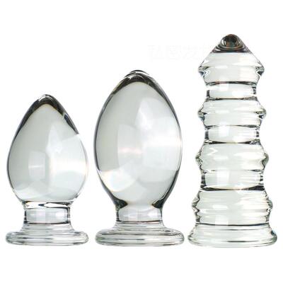 A glass-made anus used as a masturbation toy