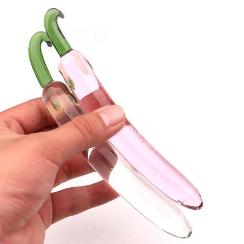 Glass-made female masturbation toy fake phallus adult produc