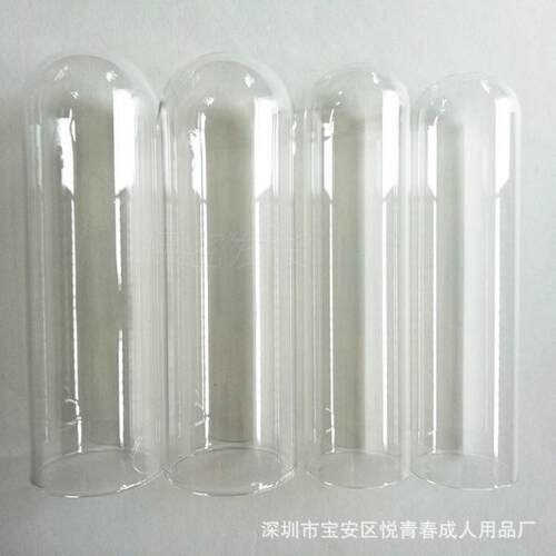 Glass-made femalemasturbation toy fake phallus adult product