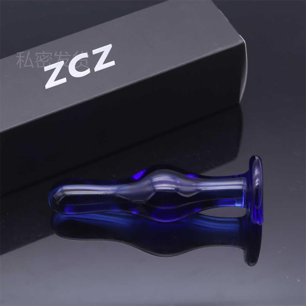 Glass-made femalemasturbation toy fake phallus adult product