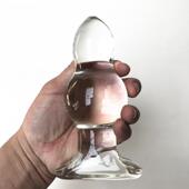 glass masturbation made used anus toy