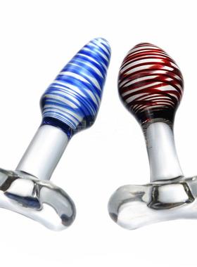 A glass-made anus used as a masturbation toy