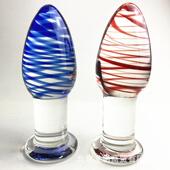 glass masturbation made used anus toy