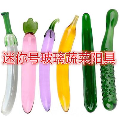 Glass-made femalemasturbation toy fake phallus adult product