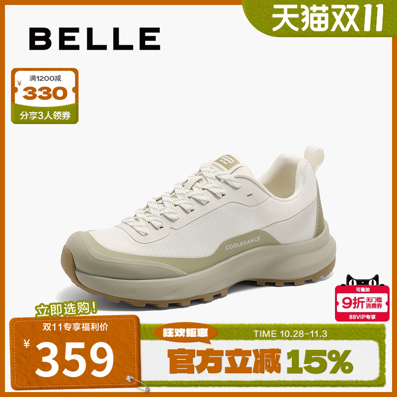 休闲鞋鞋女小白鞋百丽女运动鞋