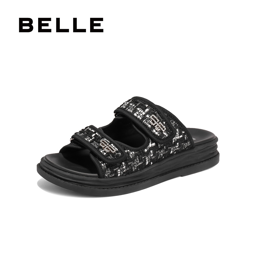 风凉运动凉鞋百丽休闲