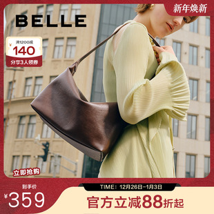 百丽包包女2025春新商场同款 流行腋下hobo斜挎托特包BL811AX5