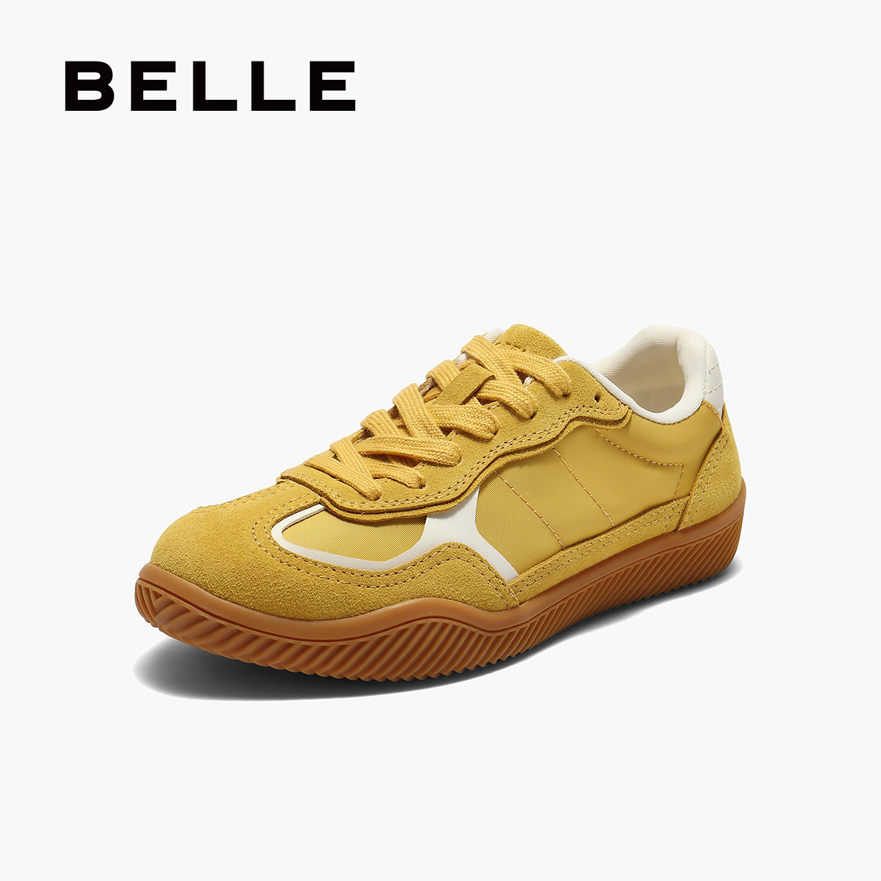 百丽男鞋菠萝汽水复古德训慢跑鞋男士秋季新款休闲板鞋子A2007CM5,女鞋,德训鞋,淘宝优惠券,粉丝福利购,淘宝优惠卷