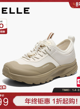 百丽女鞋子网面透气健步鞋夏季新款妈妈鞋厚底休闲运动鞋D5C1DBM5