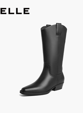 百丽西部靴时装靴女款冬季新款鞋子女靴厚底靴子高跟短靴BDI70DG3