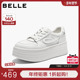 厚底增高休闲板鞋 百丽爱心网面小白鞋 女2026夏新商场同款 F1V2DBM6