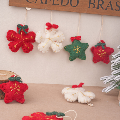 圣诞树羊毛毡装饰小挂件