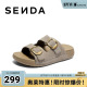 轻便厚底外穿休闲凉拖鞋 新款 WP024BT5 女2025夏季 森达勃肯鞋