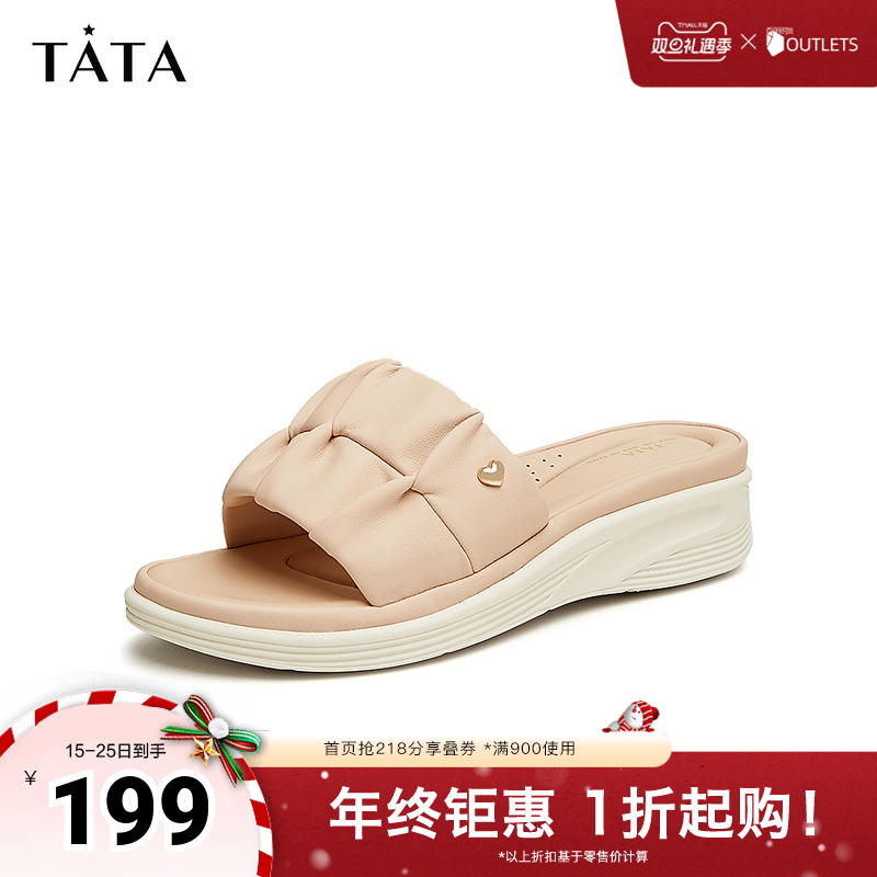 TATA/他她凉拖鞋时尚厚底