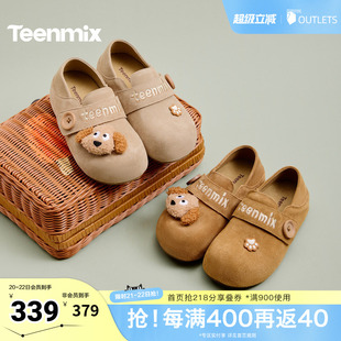 天美意2026春新款舒适单鞋狗狗款一脚蹬百搭女勃肯鞋BM141AM6