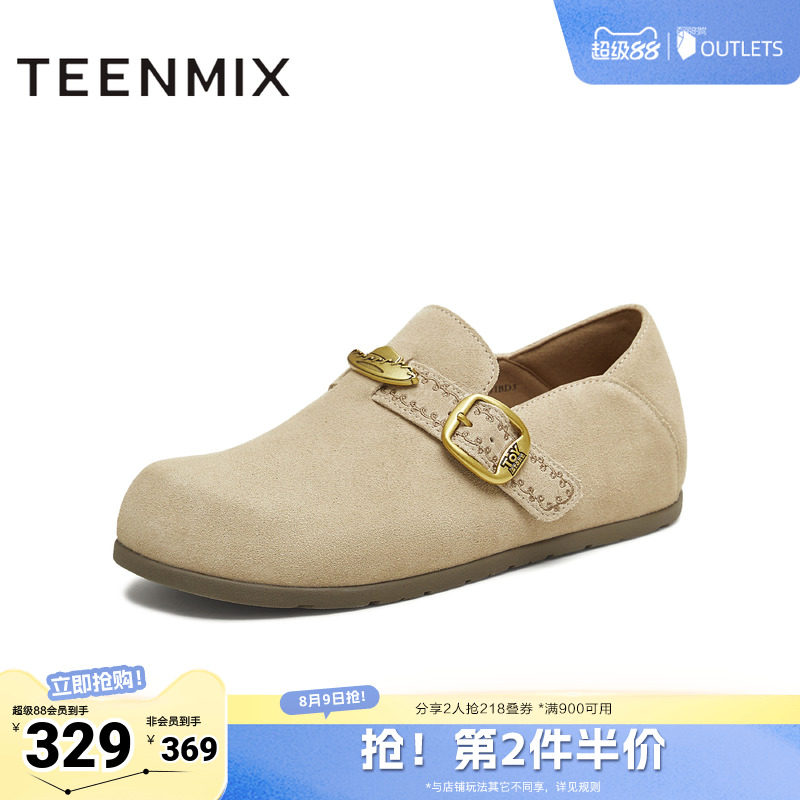 天美意秋新款商场同款玩具总动员联名复古女勃肯鞋CDB22CM5 - 实物图
