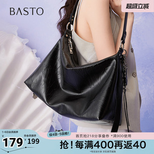 百思图夏季 商场同款 托特包时尚 百搭简约大容量单肩包TY005BX5 新款