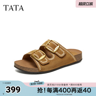 勃肯鞋 新款 2026夏季 7GNC4BT6 拖鞋 浅口凉鞋 女外穿时尚 TATA他她女鞋