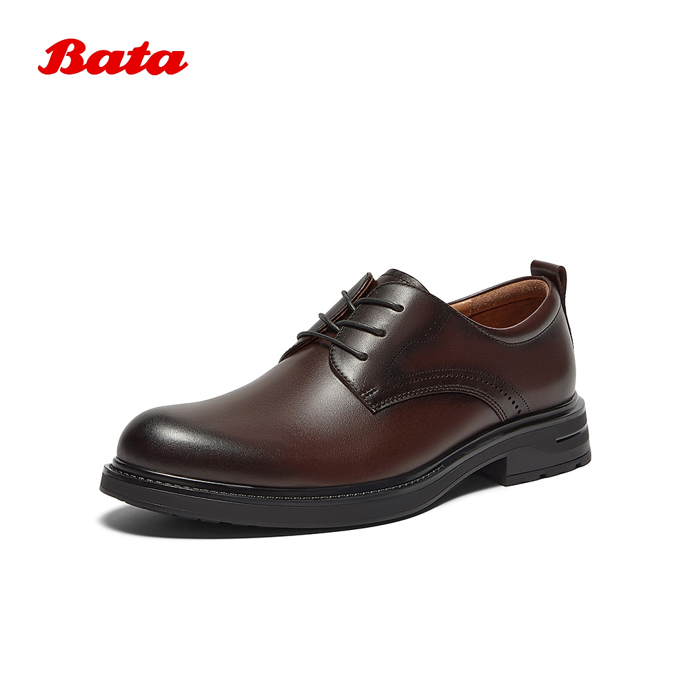 牛皮英伦商务通勤德比鞋