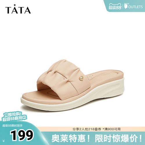 TATA/他她凉拖鞋时尚厚底