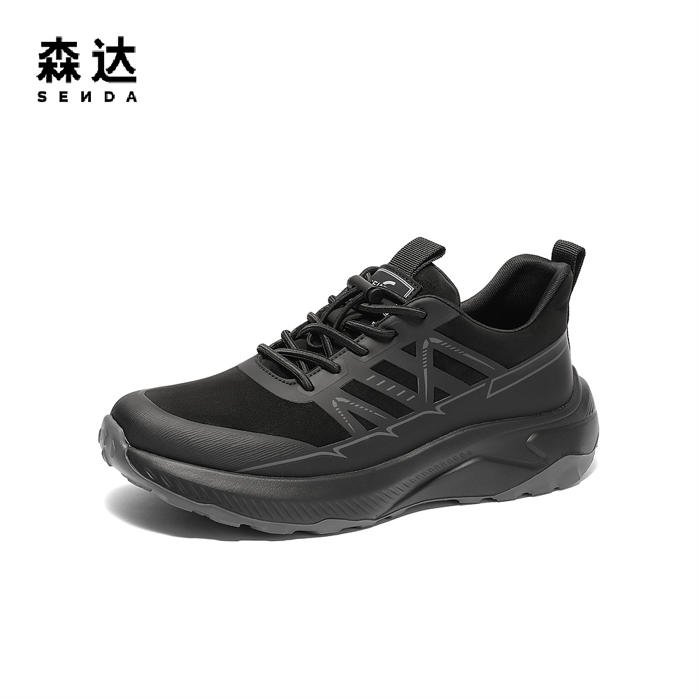 森达健步鞋男2025春季新款商场同款达适行运动风休闲鞋1VJ01AM5