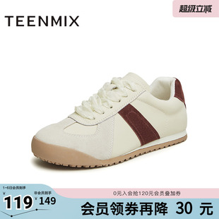 天美意平底芭蕾阿甘德训鞋 春新KG007AM4奥莱 运动女休闲鞋