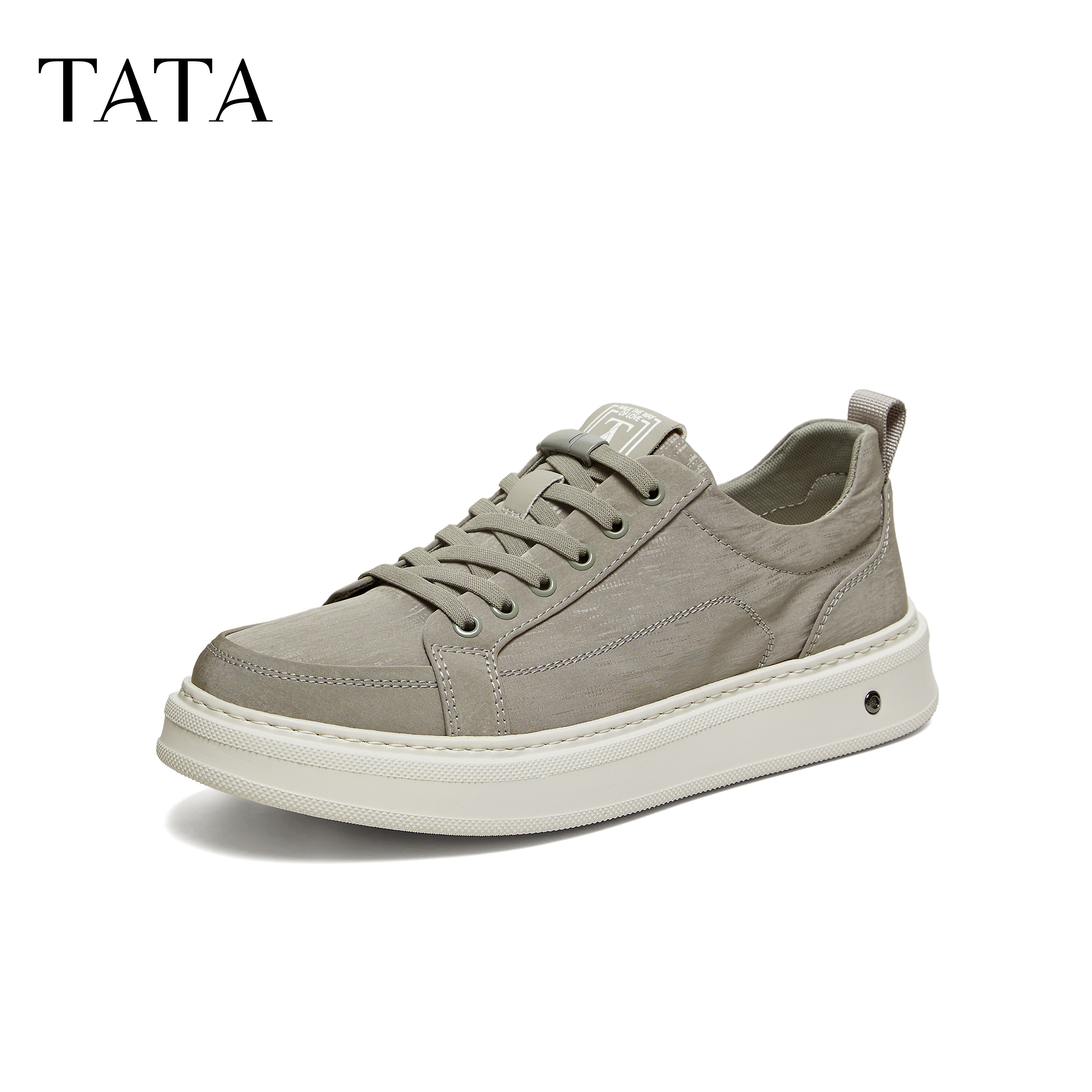 TATA他她男鞋2026夏季新款布鞋舒适百搭休闲鞋户外运动鞋VSZ01BM6